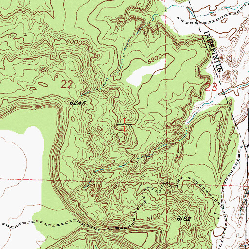 Topographic Map of Chavez Deposit, NM