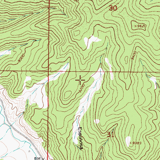 Topographic Map of Independence Claim, NM