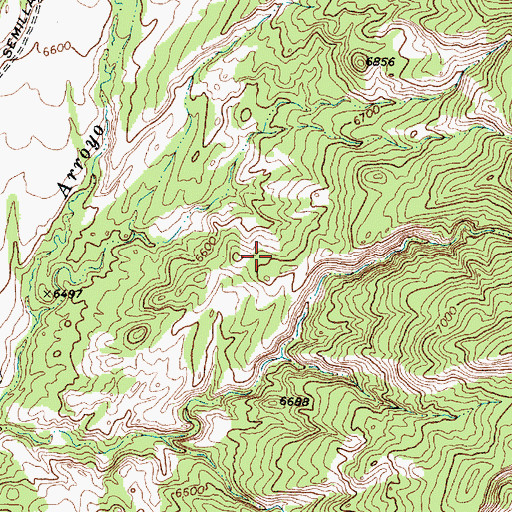 Topographic Map of Goodner Section Eleven Prospect, NM