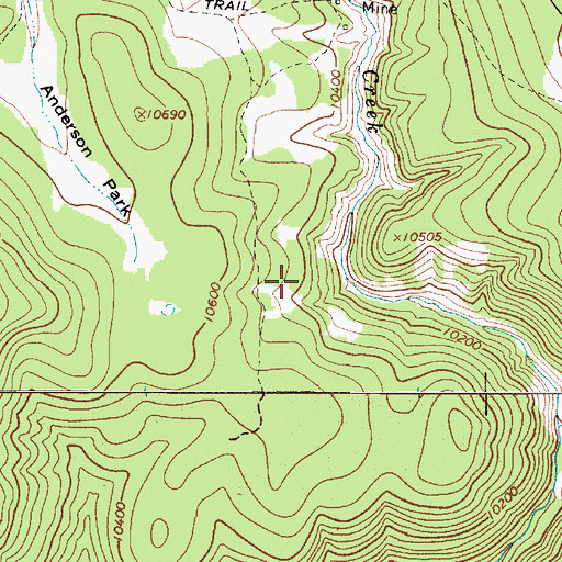 Topographic Map of Big Five Prospect, NM