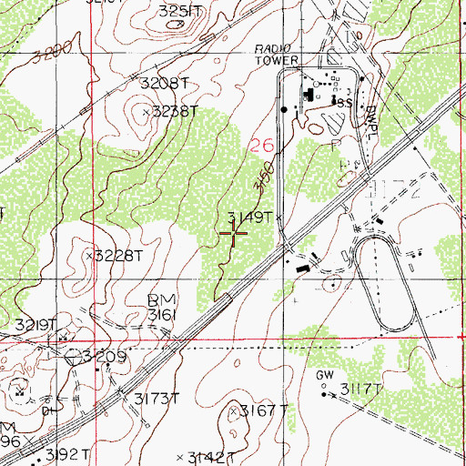 Topographic Map of New Mexico Salt Company, NM