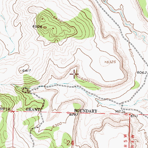 Topographic Map of Sohio A1 Water Well, NM