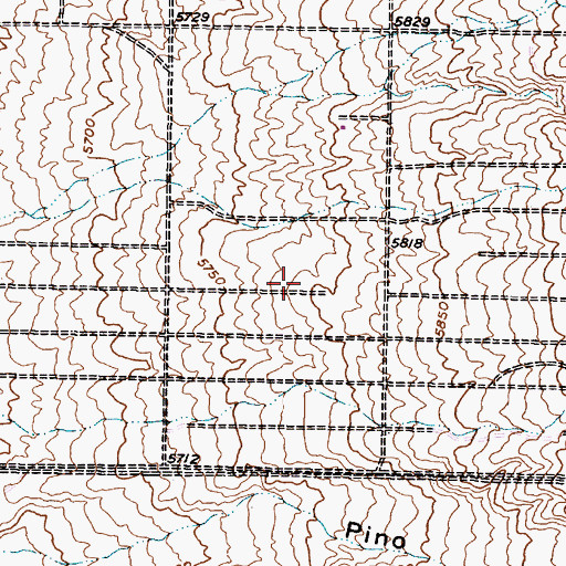 Topographic Map of RG-40784 Water Well, NM