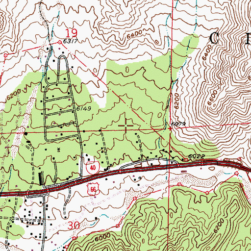 Topographic Map of 501 Water Well, NM