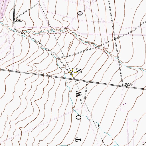 Topographic Map of Leavitt 3 Water Well, NM