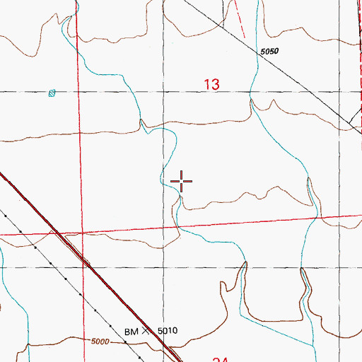 Topographic Map of 05036 Water Well, NM