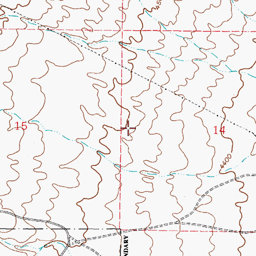 Topographic Map of T-6 Water Well, NM