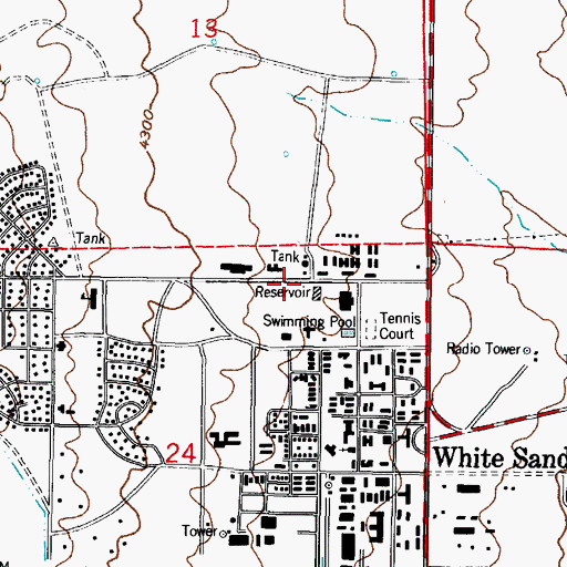 Topographic Map of SW-10A Water Well, NM