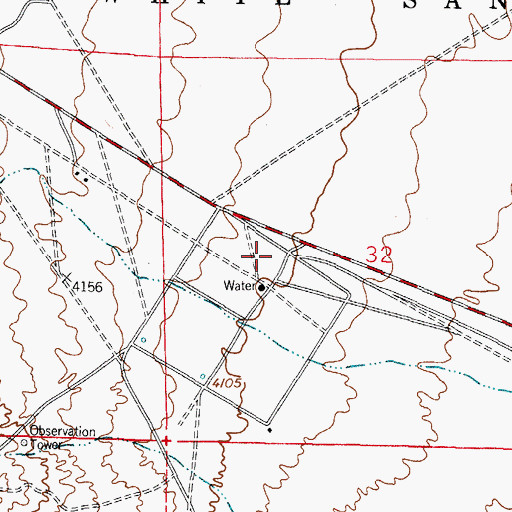 Topographic Map of Os-3 Water Well, NM