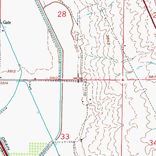 Topographic Map of Vado 1300 Water Well, NM