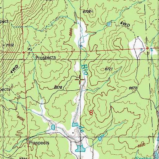 Topographic Map of 00183 Water Well, NM