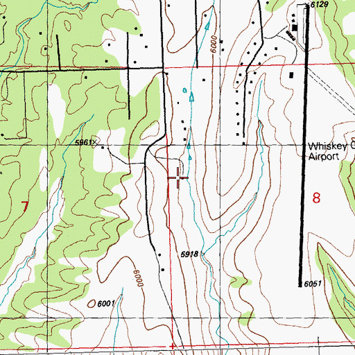 Topographic Map of 00381 Water Well, NM