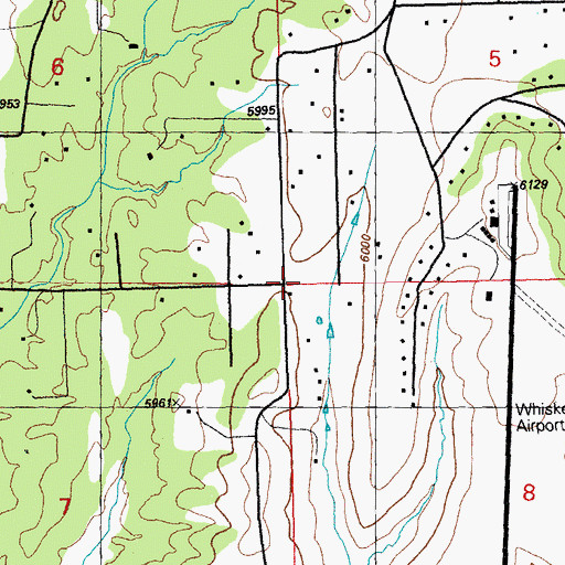 Topographic Map of 00380 Water Well, NM