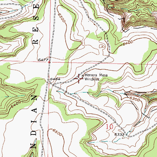 Topographic Map of RWP5 Water Well, NM