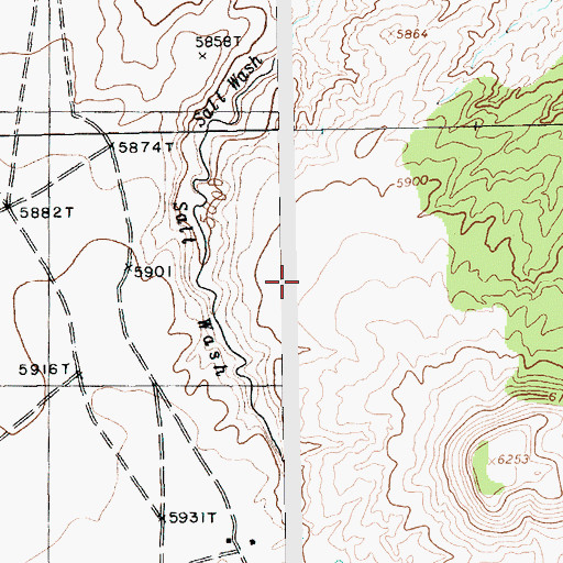 Topographic Map of 12GS-34-6 Spring, NM