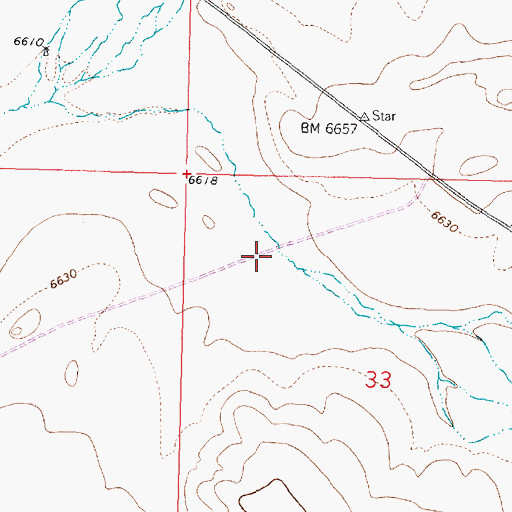 Topographic Map of 1 Water Well, NM