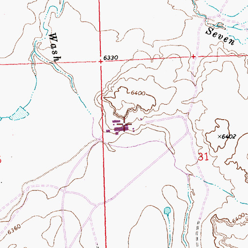 Topographic Map of 19-11-31-131-9 Water Well, NM