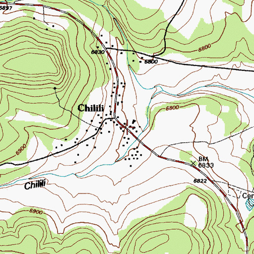 Topographic Map of E-4151 Water Well, NM