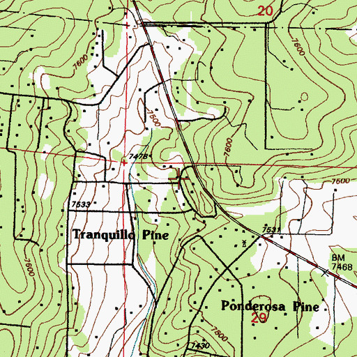 Topographic Map of 508 Water Well, NM