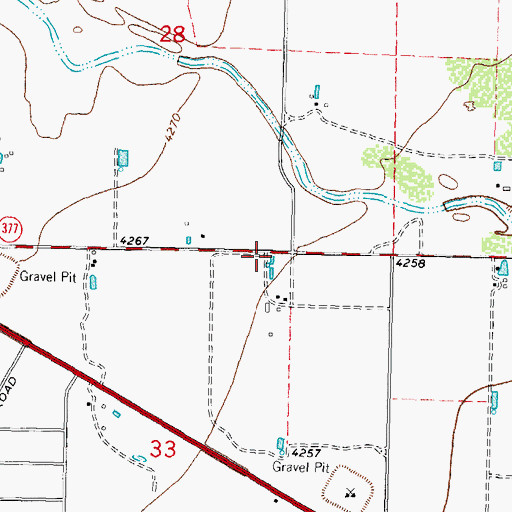 Topographic Map of 10072 Water Well, NM