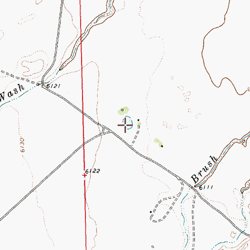 Topographic Map of 14M-1 Water Well, NM