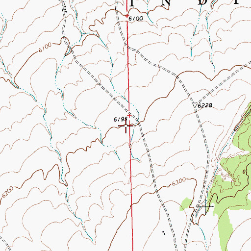 Topographic Map of 14T-544 Water Well, NM