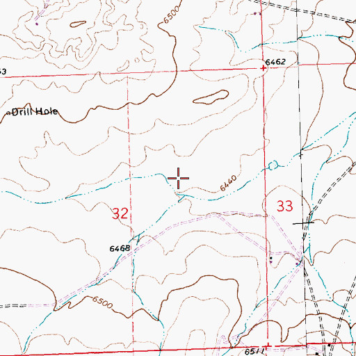 Topographic Map of SJ-109-S-12 Water Well, NM