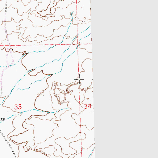 Topographic Map of SJ-109-S-10 Water Well, NM
