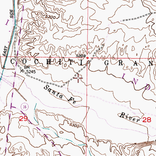 Topographic Map of OW 18- 1 Water Well, NM