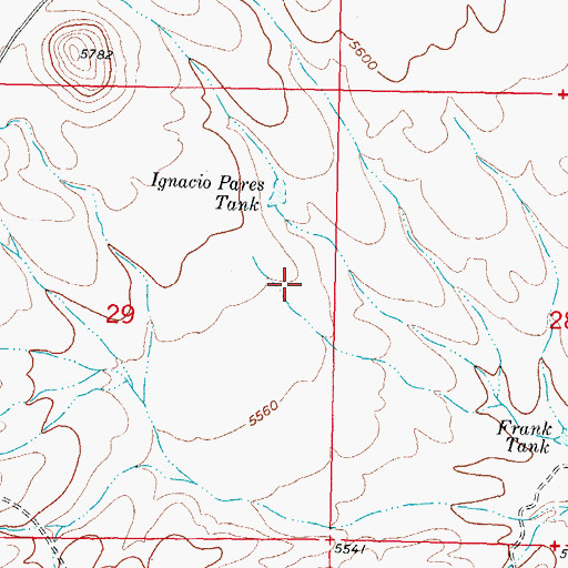 Topographic Map of Water Well 1, NM