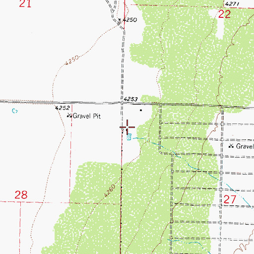 Topographic Map of 00367 Water Well, NM