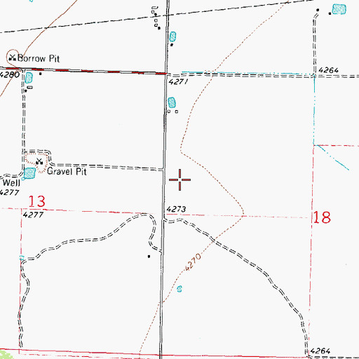 Topographic Map of 352 Water Well, NM
