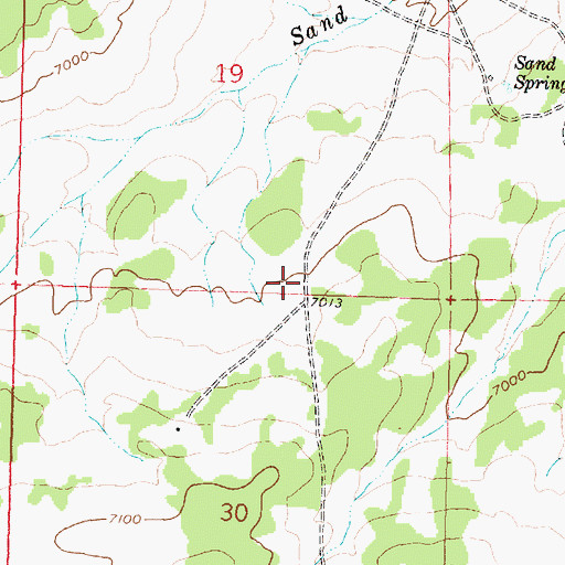 Topographic Map of 15R-321 Water Well, NM