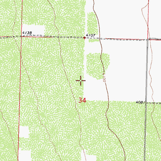 Topographic Map of 00923 Water Well, NM