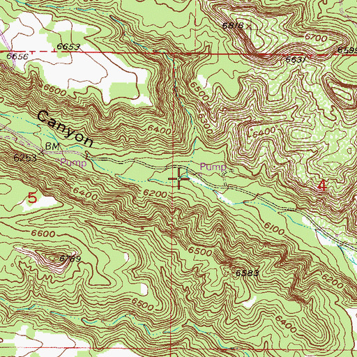 Topographic Map of Guaje 3 Water Well, NM
