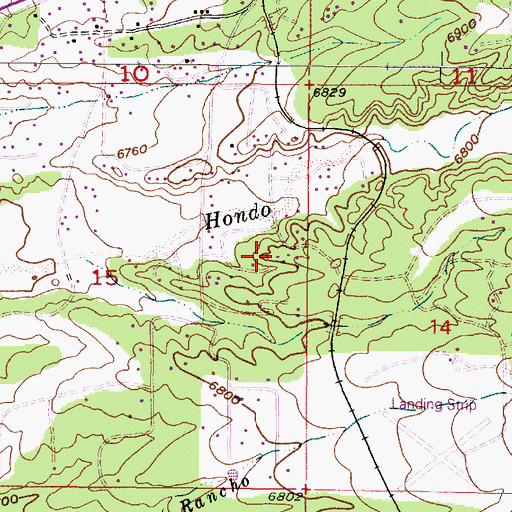 Topographic Map of RG-23448 Water Well, NM