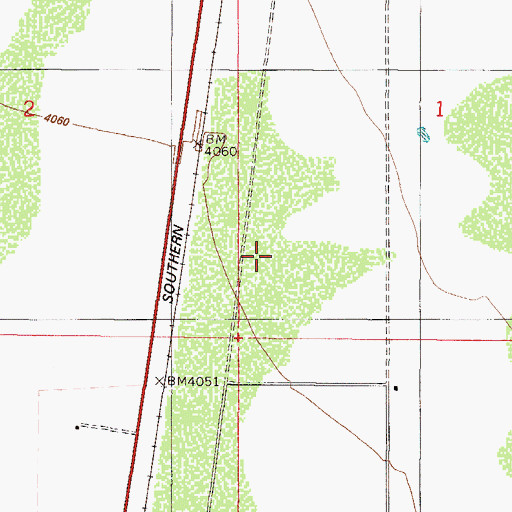 Topographic Map of CPS Test 2 Water Well, NM
