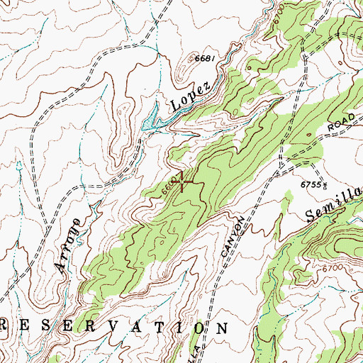 Topographic Map of RWP 4 Water Well, NM