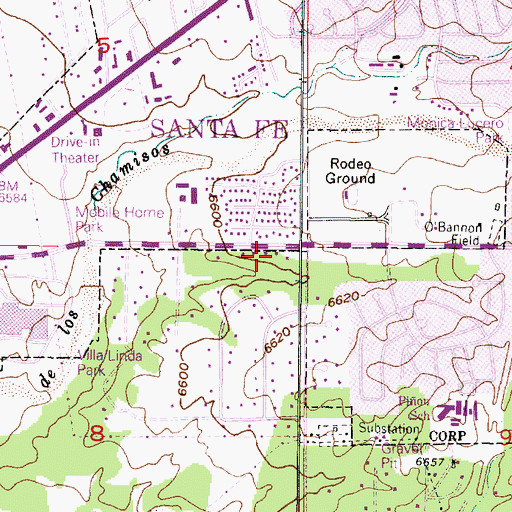 Topographic Map of RG-18261 Water Well, NM
