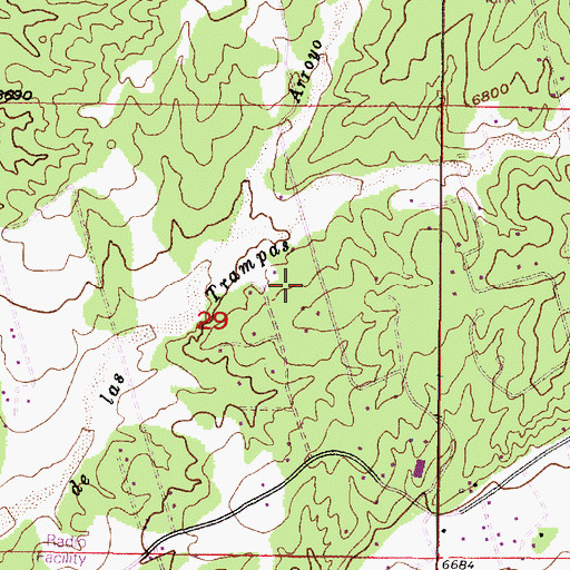 Topographic Map of RG-16585 Water Well, NM