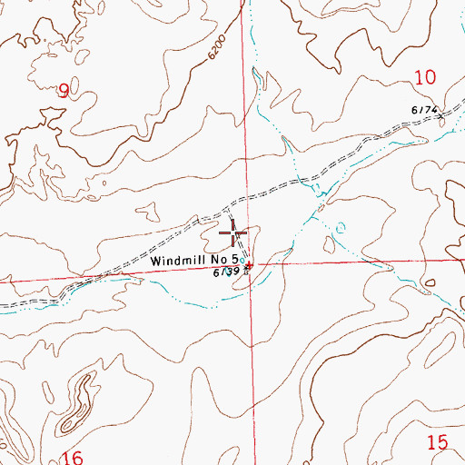 Topographic Map of IKW-5 Water Well, NM