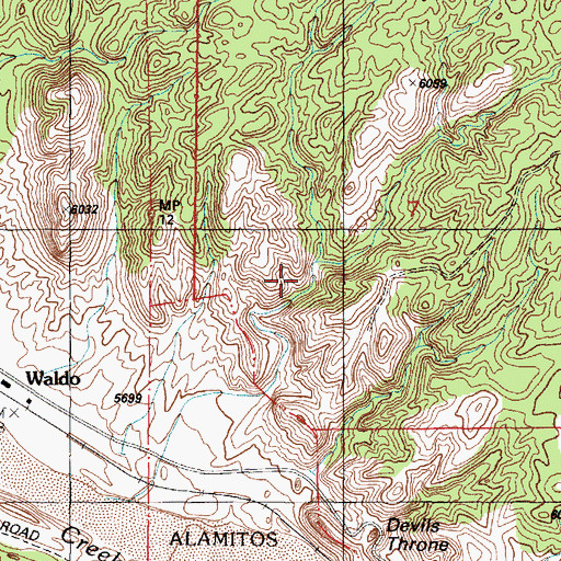 Topographic Map of RG-24629X9 Water Well, NM