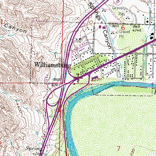 Topographic Map of HS 124 Water Well, NM