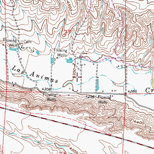 Topographic Map of 27-40 3 Water Well, NM