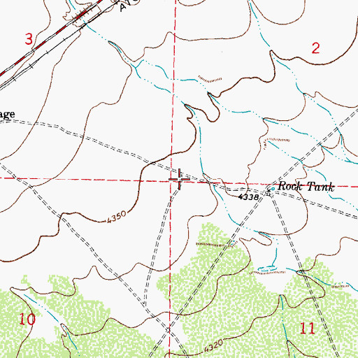 Topographic Map of 00023 Water Well, NM