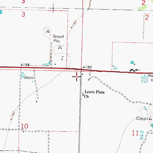 Topographic Map of 10118 Water Well, NM