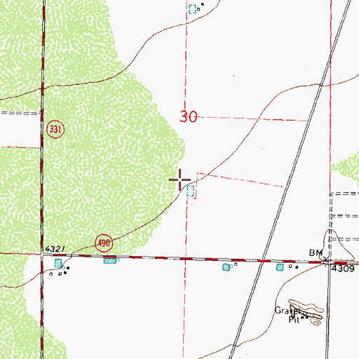 Topographic Map of 00503 Water Well, NM