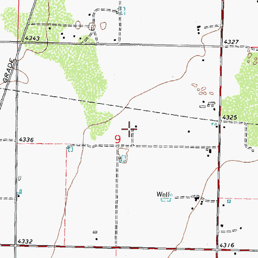 Topographic Map of 00409 Water Well, NM