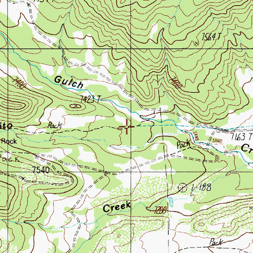 Topographic Map of Webster Dam, NM