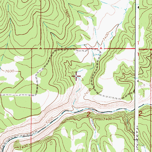 Topographic Map of Questa Tailing Dam Number Four, NM